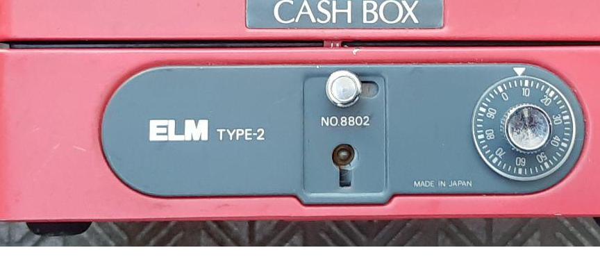 ELM エルム CASHBOX キャッシュボックス 手提げ金庫 蚤の市 マルシェ