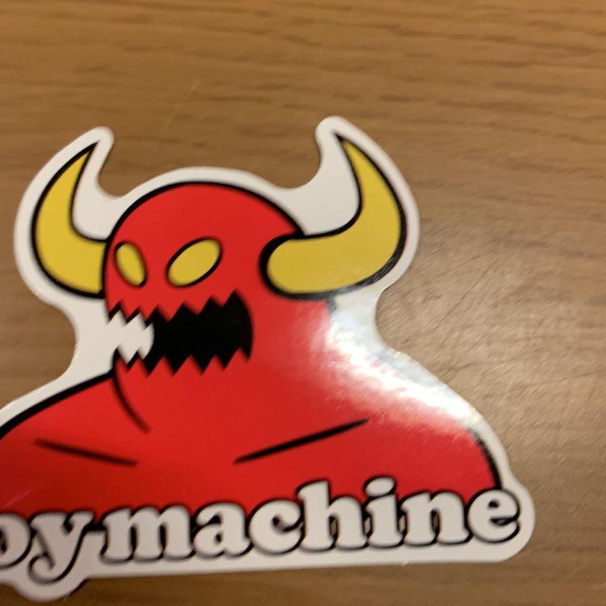 toy machine ステッカー