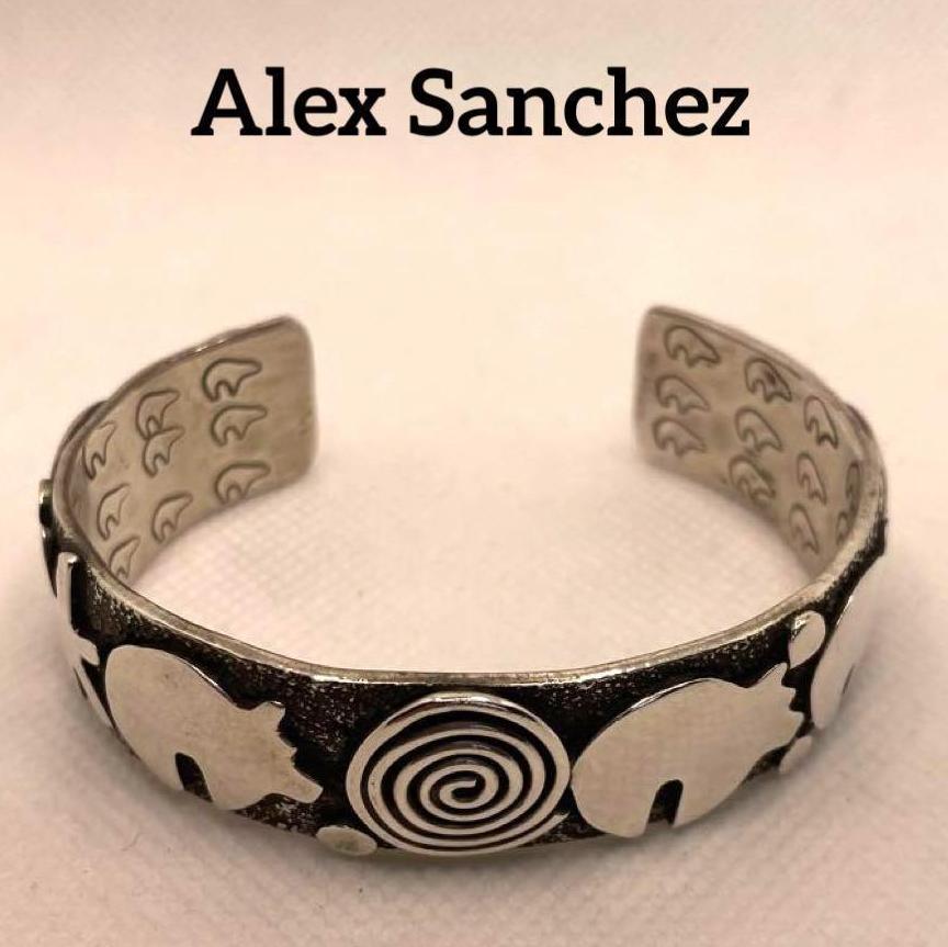 Alex Sanchez NAVAJO sterling バングル ナバホ